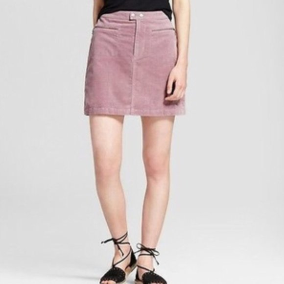 Mossimo Supply Co. Dresses & Skirts - Mossimo Corduroy Mini Skirt Light Purple